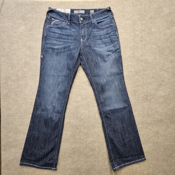 Ariat FR Womens Boot Cut Jeans 30S Mid Rise Stretch DuraStretch Flame Resistant - Picture 2 of 12